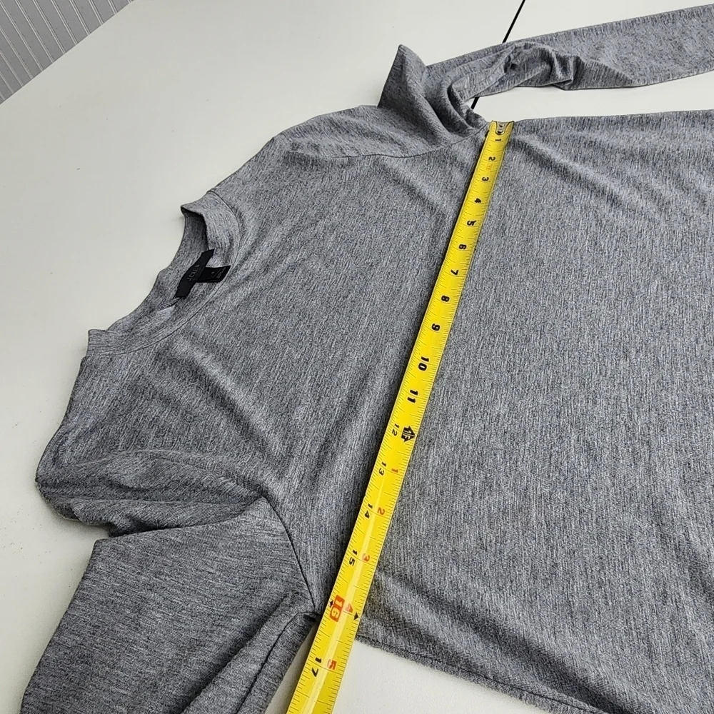 J. CREW Women's Gray Knit Sheath Dress Long Sleeve Women's Stretch Sz S